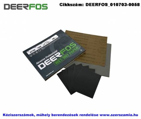 DEERFOS vízpapír AC768 A/4 230x280 P400C 50db/csomag