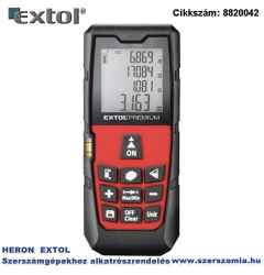 Távolságmérő, digitális lézeres mérési tartomány: 0,05-40m, pontosság: plusz/-1,5 mm, 98 g + AJÁNDÉK