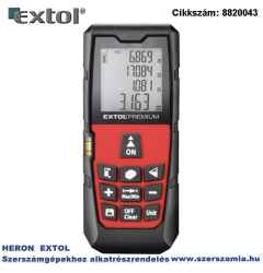 Távolságmérő, digitális lézeres mérési tartomány: 0,05-80m, pontosság: plusz/-1,5 mm, 98 g + AJÁNDÉK