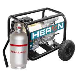 HERON Benzin-gázmotoros zagyszivattyú, 6,5 LE, 3col 85mm-6menet EMPH 80 WG