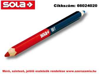 Piros-kék ceruza RBB17 1 kék plusz 1 piros szín a javításokhoz SOLA