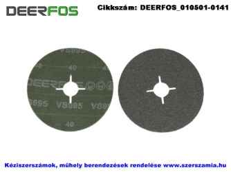 DEERFOS Ceramic fíbertárcsa VS995 d180 P80CER CoolCut 25db/csomag