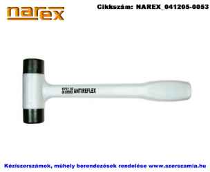 NAREX cserélhető műanyag fejes sörétes kalapács 340g d36 875102